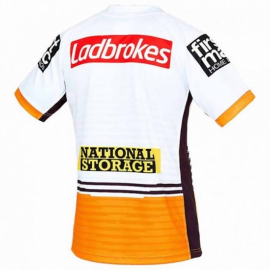 Camisola Brisbane Broncos Rugby Equipamento Segundo 2021 Manga Curta